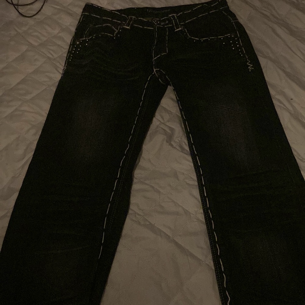 Mens Victorious Dark Washed Jeans